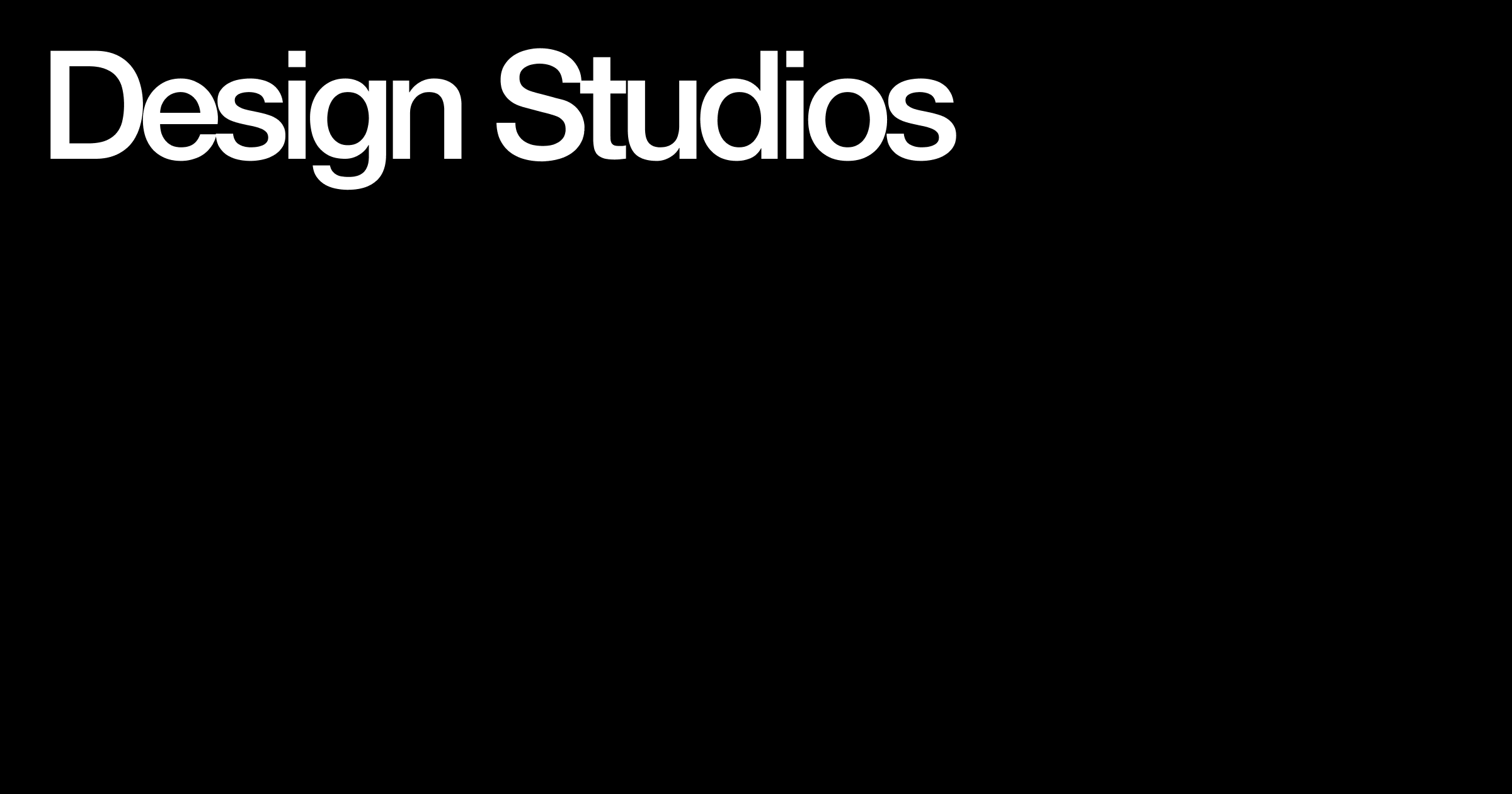 Design Studios